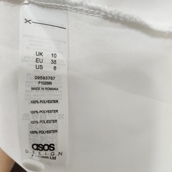 Asos Design Blouse. Size 6 - Picture 3 of 9